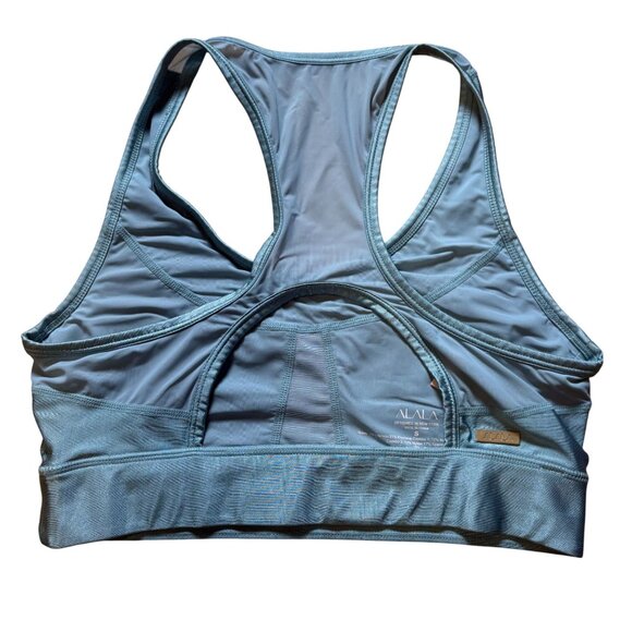 Alala Surf Metallic Sports Bra Women's Size Small in Mesh Aqua - EUC! - Picture 5 of 5